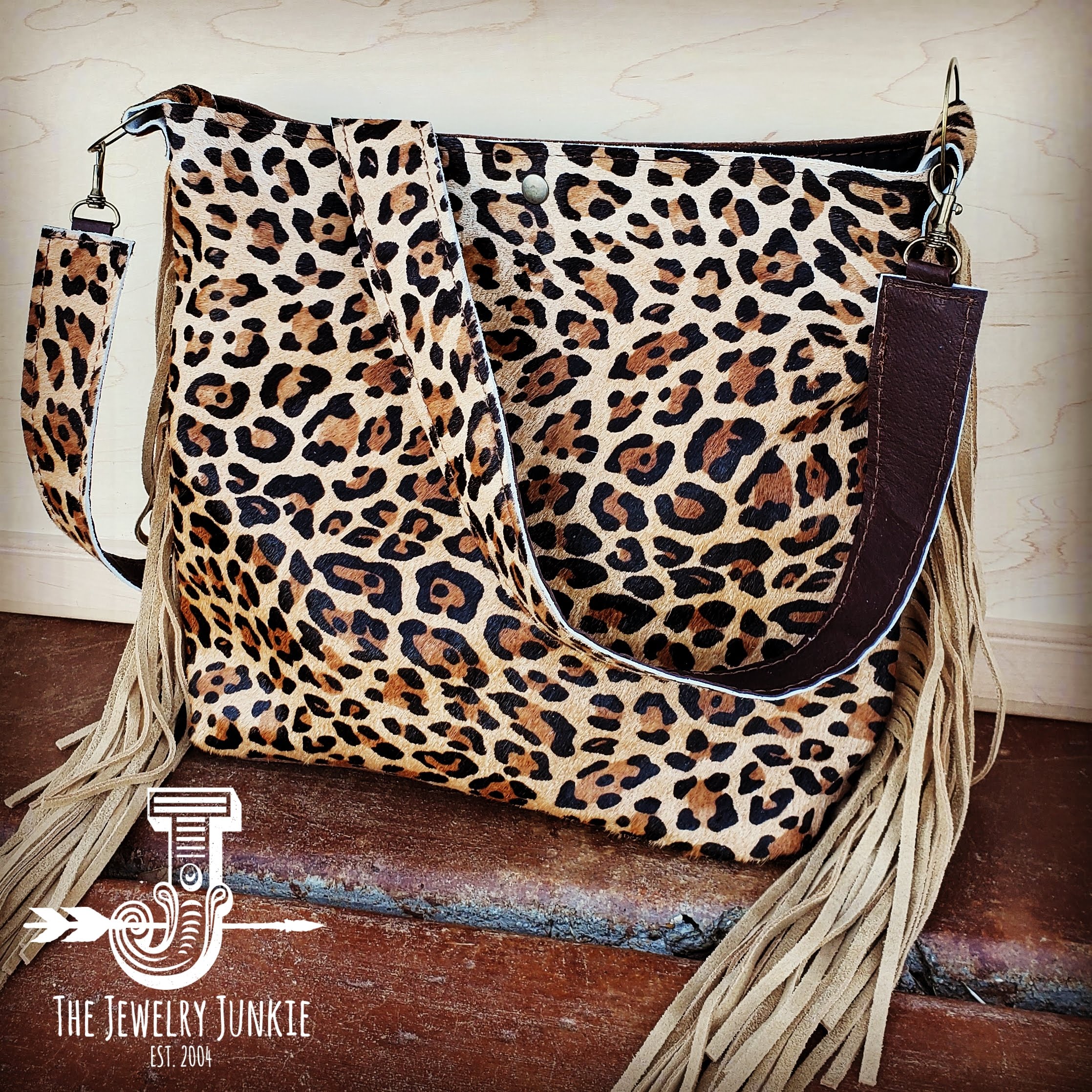 leopard handbag