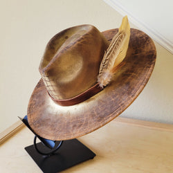 CUSTOM Hand-Painted Cowgirl Western Boho Hat & Band (A42)