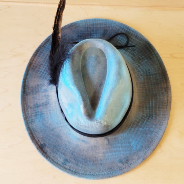 CUSTOM Hand-Painted Cowgirl Western Boho Hat & Band (A56)