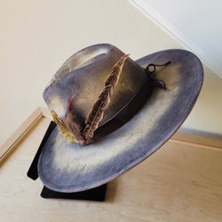 CUSTOM Hand-Painted Cowgirl Western Boho Hat & Band (A20)