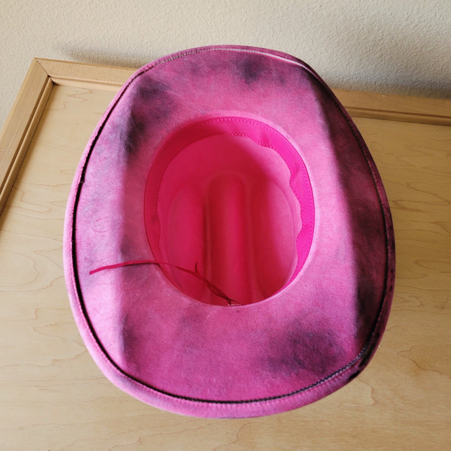 CUSTOM Hand-Painted Cowgirl Western Boho Hat & Band (A14)