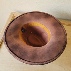 CUSTOM Hand-Painted Cowgirl Western Boho Hat & Band (A24)