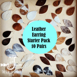 Leather Earring Starter Pack-Hair-On-Hide