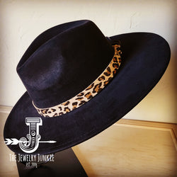 **Bornea Leopard Suede Leather Hat Band Only 951i