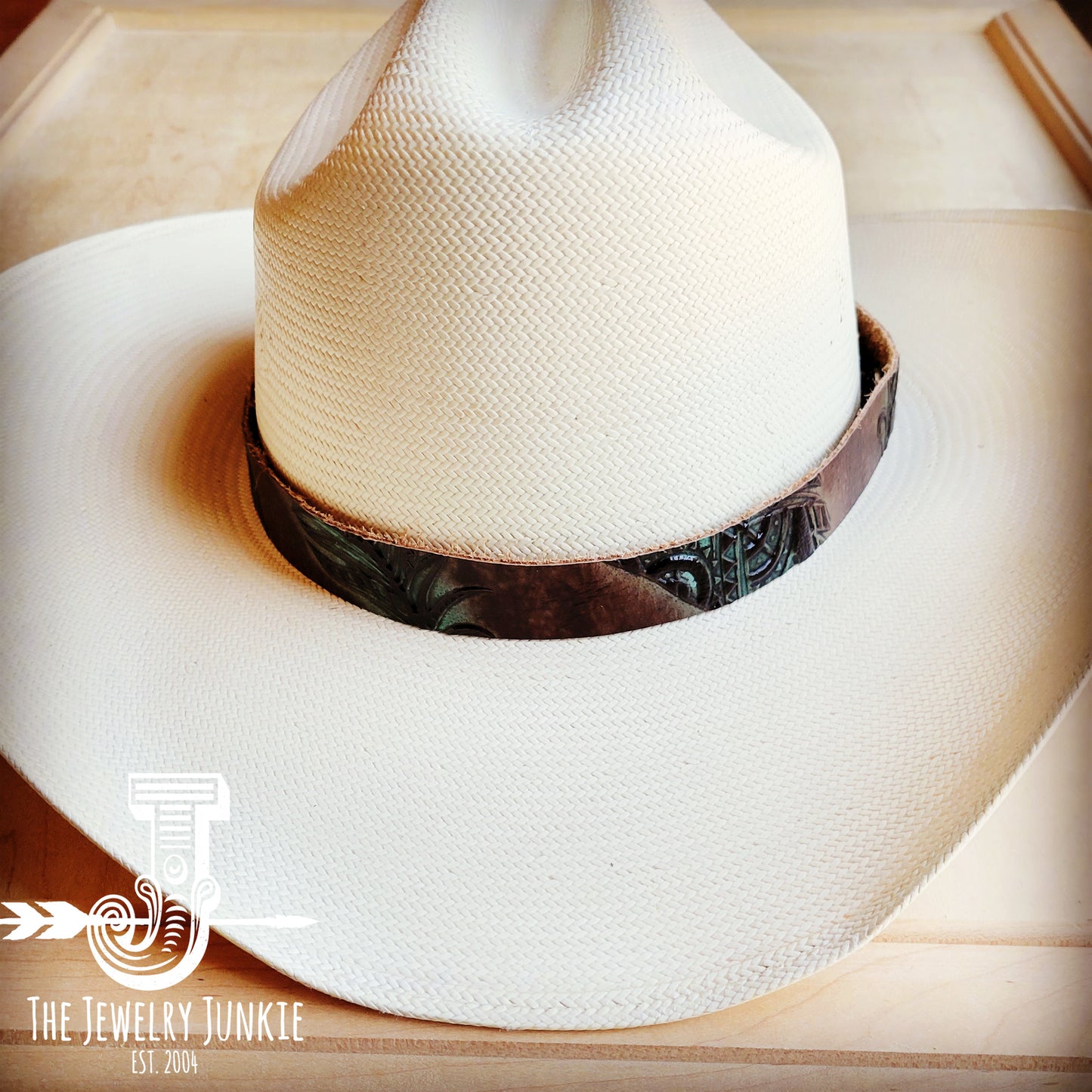 Leather Hat Bands | Leah Medium-56cm / Cream