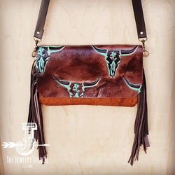 Turquoise Fringe Cowhide Purse – TheTurquoiseRoanBoutique