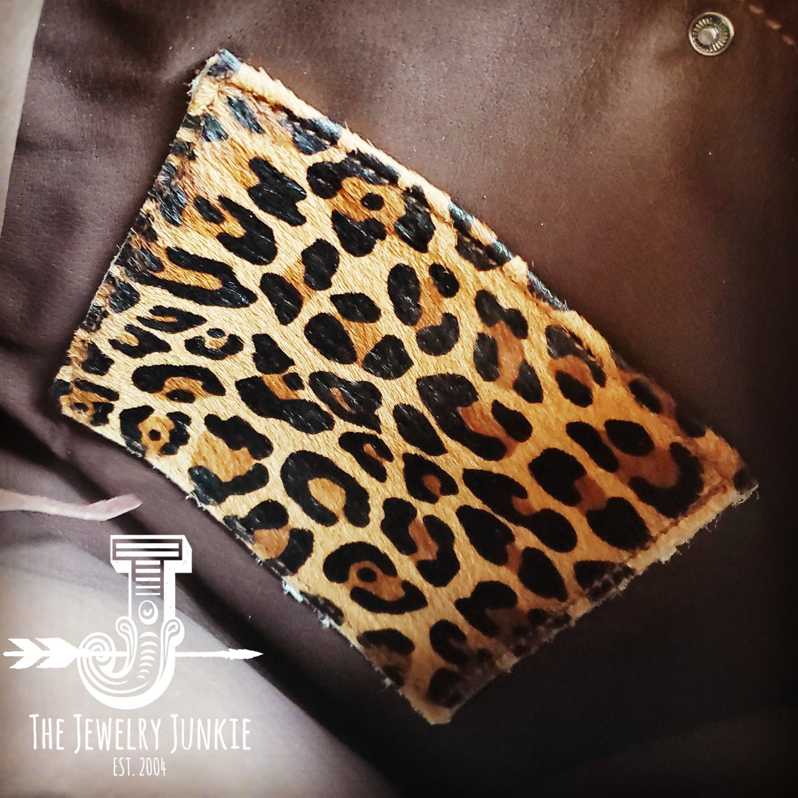 Leopard Hair-On-Hide Clutch Handbag 501B - The Jewelry Junkie