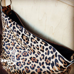 The Dolly Genuine leather fringe leopard crossbody